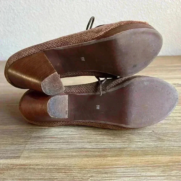 Jeffrey Campbell Anthropology Roosevelt Cone Heel Women’s Size 8 Brown Suede - Picture 9 of 11